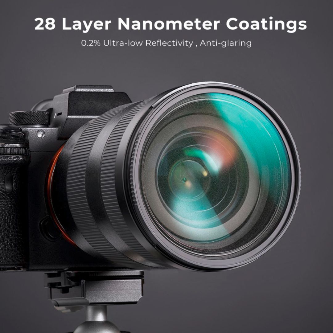 K&F Concept 77mm Black Pro-Mist Filter 1/2 Multi-layer Coated Nano-X Series KF01.1655 - 4